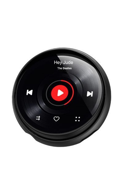 Choice مشغل MP3 أسود من فامو، سعة 64 جيجابايت، طراز BF03، هيكل دائري، تصميم م...