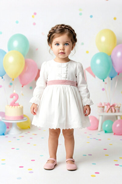 Baby Animals Baby Girl Birthday Party Wedding Dress Lined Satin Children's Cl...