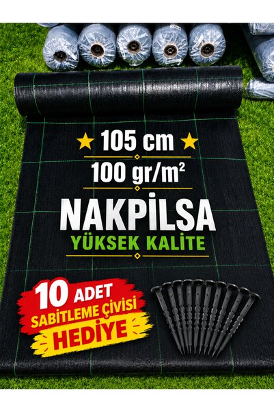 KIZIKLI AMBALAJ TABAN ÖRTÜSÜ 1 mt X 50 mt Yabani ot mücadele örtüsü