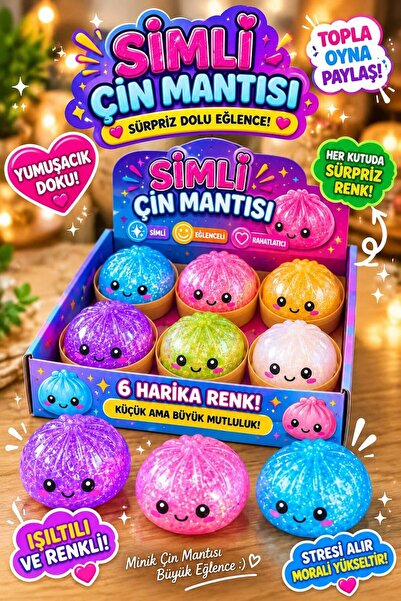 hamiyetkirtasiye Simli Süpriz Çin Mantısı Dumpling Squishy