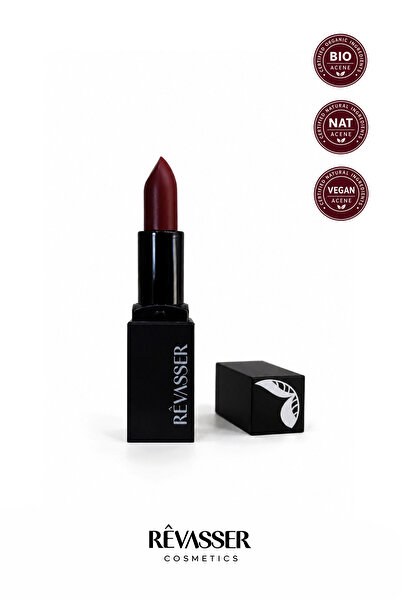 Rêvasser Cosmetics Majesté Écarlate — Tatlı Badem Yağı Özlü Mat Ruj | Bordo