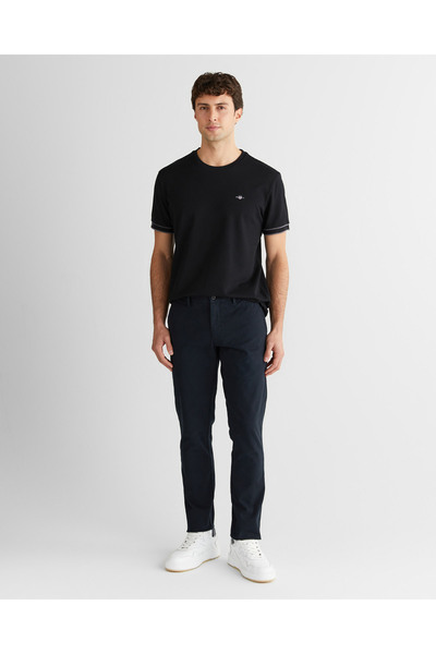 Gant Erkek Siyah Slim Fit Pantolon