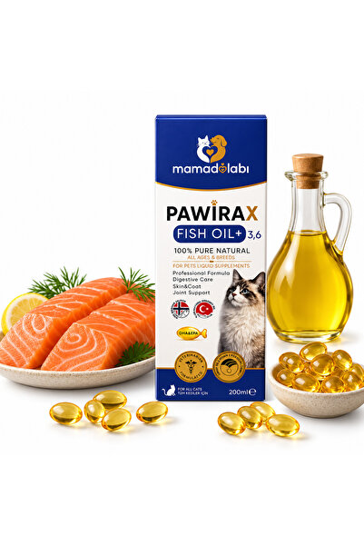 pawirax Balık Yağı ( Fish Oil ) Tüy Dökülmesini Önleyici ve Tüy Sağlığını Des...