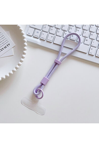 Choice9 Light Purple Short Adjustable Phone Strap Anti Slip Anti Fall Wrist S...