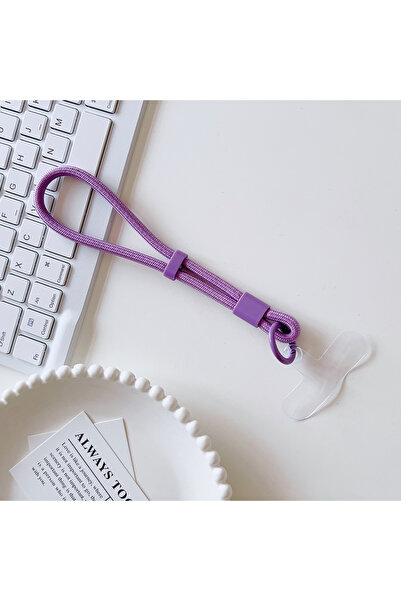 Choice5 Purple Short Adjustable Phone Strap Anti Slip Anti Fall Wrist Strap P...
