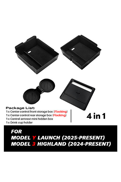 Choice12 Flocking 4in1 For Tesla New Model YL Y Launch Juniper Model 3 Highla...