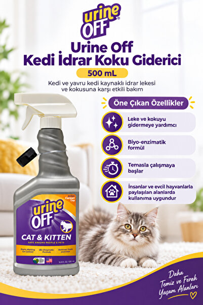 Urine Off Kedi İdrar Koku Giderici 500 mL