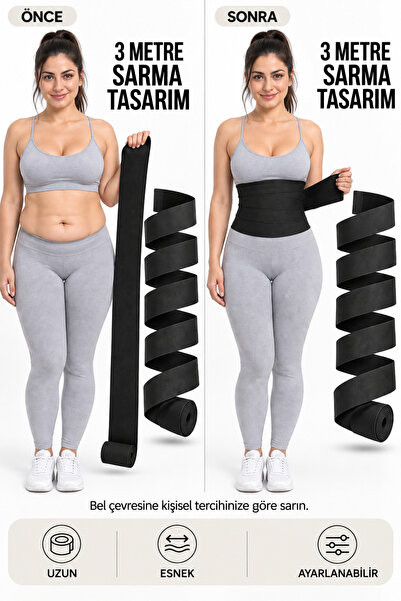 Sh Mağazacılık 3 Meter Unisex Corset Compatible with All Sizes