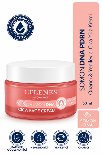 celenes by sweden Somon DNA PDRN Onarıcı & Yenileyici Cica Yüz Kremi, 50 ml