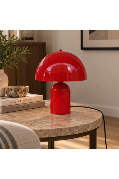 BY-LAMP Soho Kırmızı Metal Masa Lambası | ByLamp