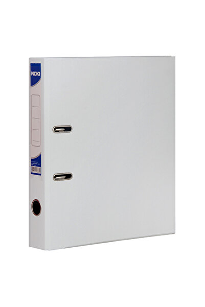 Noki Plastic Folder Narrow - White X 25 Pieces (1 Box)