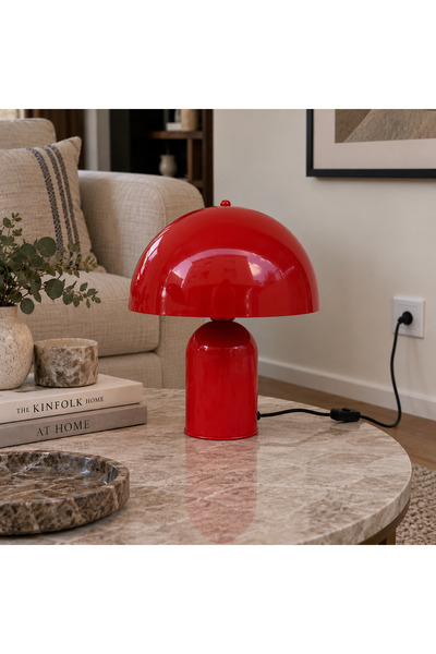 BY-LAMP Soho Kırmızı Metal Masa Lambası | ByLamp