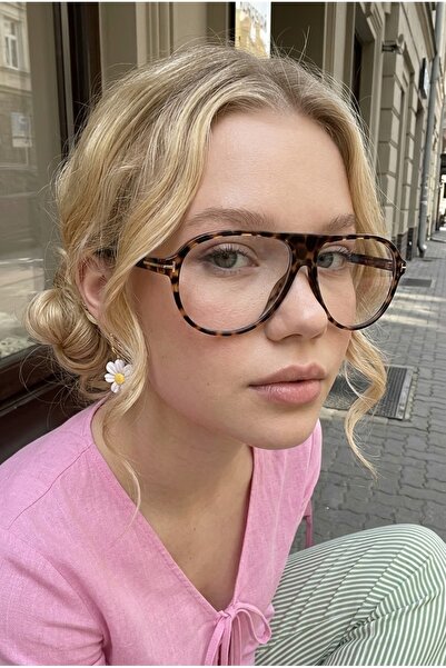 Eyesofia Clara Unisex Leoar Frame Blue Block Blue Light Filter Screen Glasses