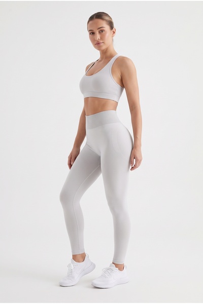 CLOSSHE Kadın Push Up Yüksek Bel Toparlayıcı Dikişsiz Seamless Spor Taytı Gün...