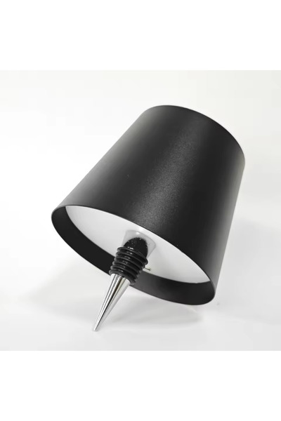 choice2 0-5W Tricolor Black01 2025 LED Bottle Table Lamp Touch 3 Colors Recha...