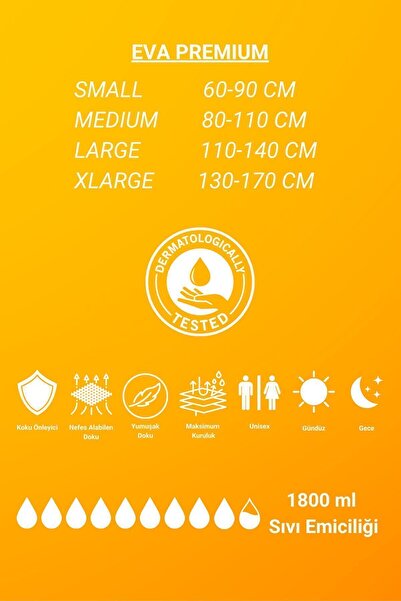 EVA Premium Lady Kokulu Külotlu Hasta Bezi Medium 30'lu