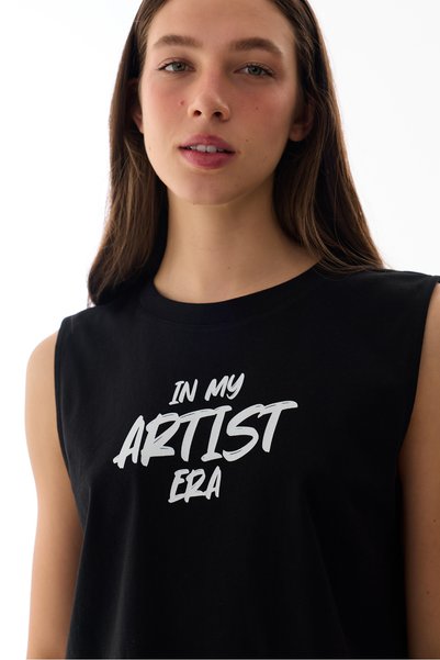Penti Set de pijamale negre cu pantaloni scurți cu imprimeu zebră Artist Era