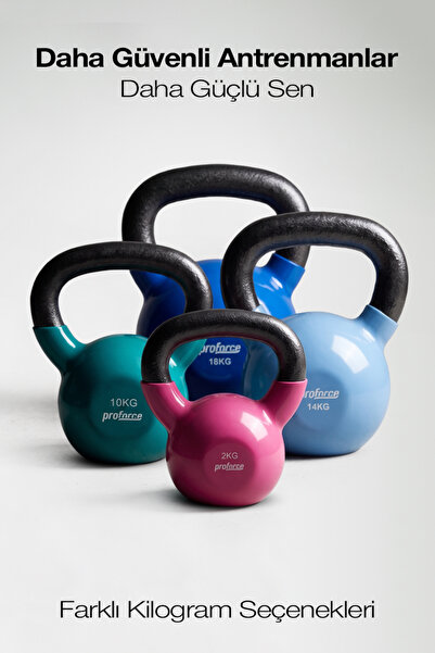 Proforce KTB12 Vinil Kettlebell 12 Kg