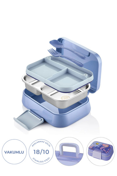 Kitchen Life Recipient pentru nutriție pentru copii din oțel inoxidabil cu 4 ...