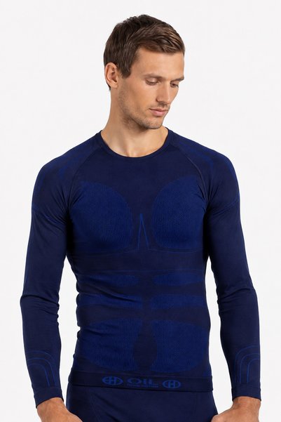 OIL COMPANY Unisex Kışlık Sporcu Kayakçı Motorcu Termal Içlik Üst Seamless Iıı. Seviye Pro LACİVERT