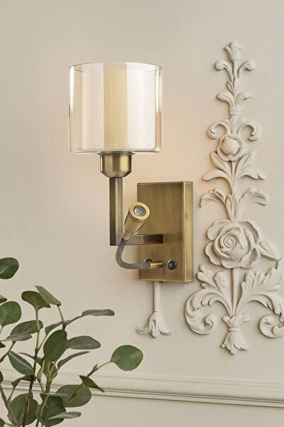 Tel Lighting Yatak Başı Okuma Lambalı Aplik