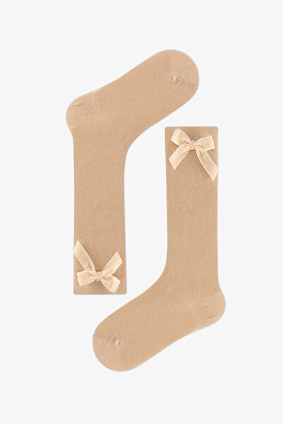 Penti Kız Çocuk Brown Ribbon Pantolon Çorabı