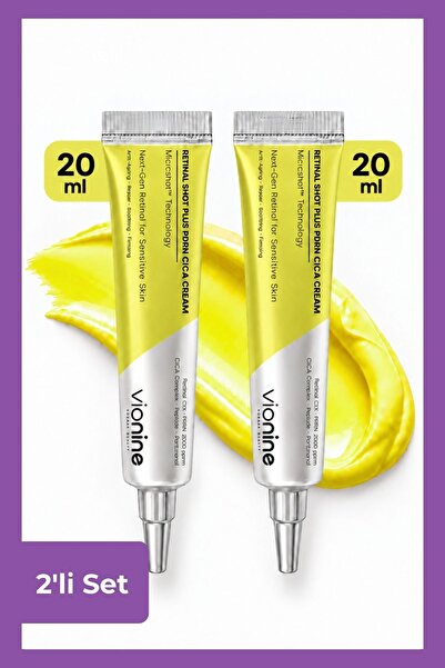 Vio nine Vionine Retinal Shot Plus PDRN Cica Cream 2’li Set - %0,1 Retinal İçeren PDRN Cica Krem Seti 20 ml x 2