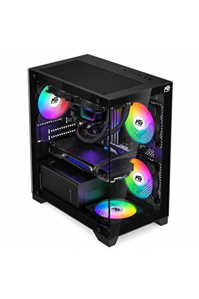 Next Gaming Orion Elite 4x Tuştan Değişen RGB Fanlı M-Atx Boş Bilgisayar Kasa...