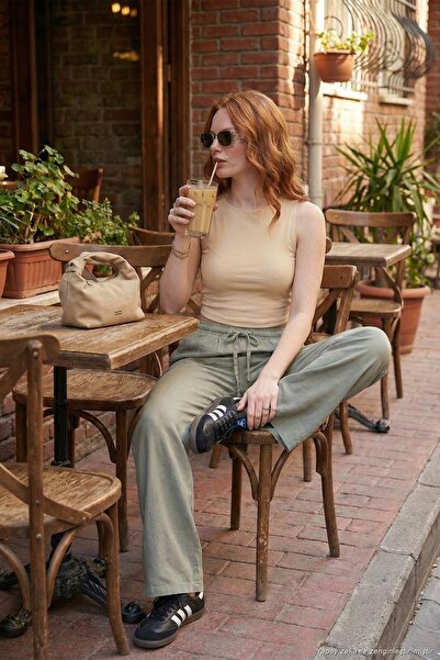 Lela Wide Leg High Waist Wide Leg Pants Women's Pants 668Yp5424