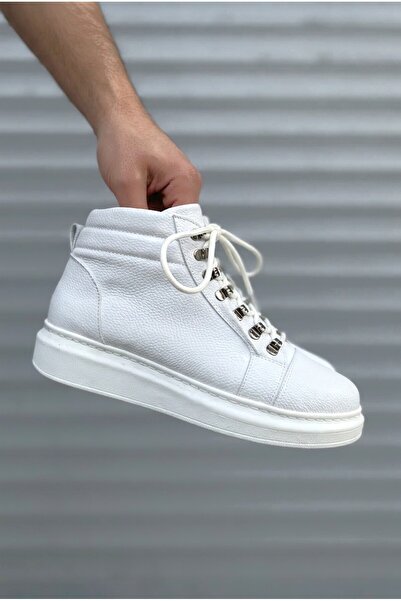 Zerenyus Zrj206 premium high quality lace-up white men's sports boots
