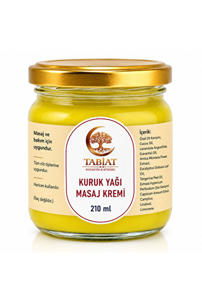 Tabiat Kozmetik & Bitkisel Kuyrukyağ Ve Alabalıkyağlı masaj krem 210 ml