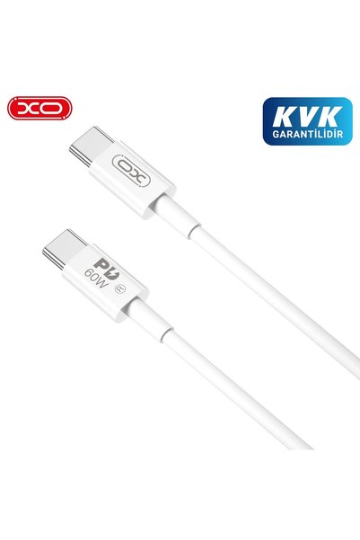 Xo 60w Fast Quick 2 Metre Android Laptop Iphone Uyumlu Type-c Usb-c Data Şarj...