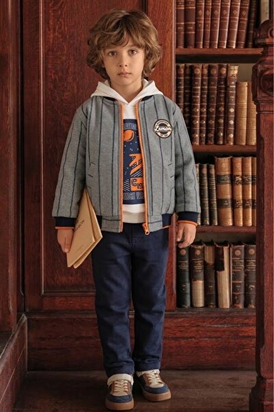 PARK BEBE Baby Boy Jacket Sweatshirt Pants Set 3 Piece Set