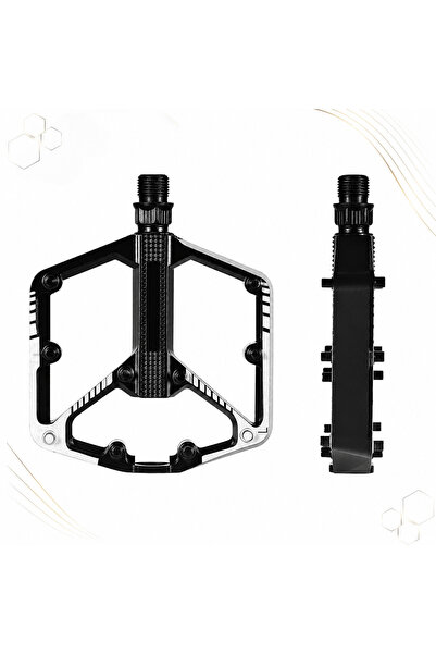 Sofia Concept Set 2 Pedale pentru Bicicleta SPD/MTB, Aluminiu, Anti-alunecare...