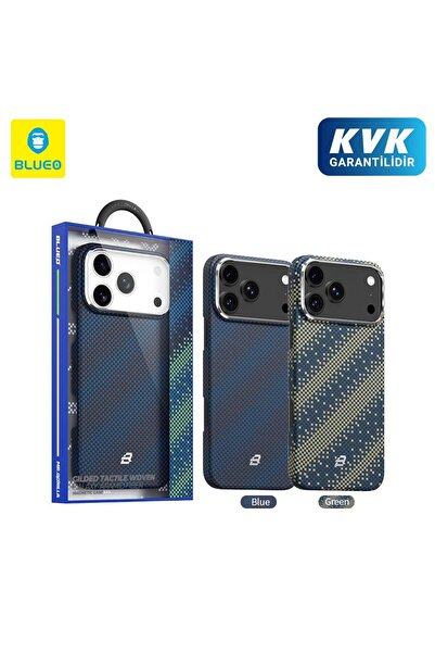 BLUEO Gilded Tactile Wowen iPhone 15 Pro Uyumlu MagSafe Özellikli Galaxy Aram...