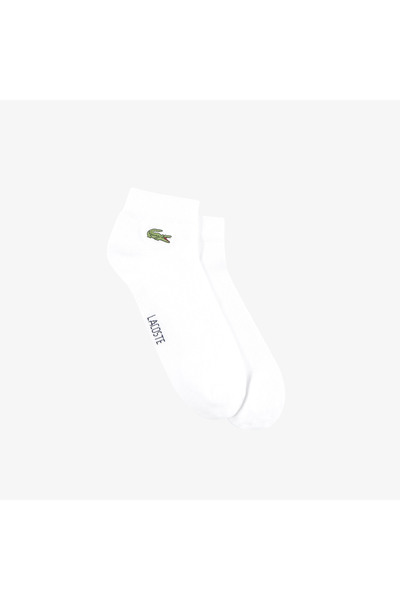 Lacoste Unisex 3'lü Beyaz Çorap