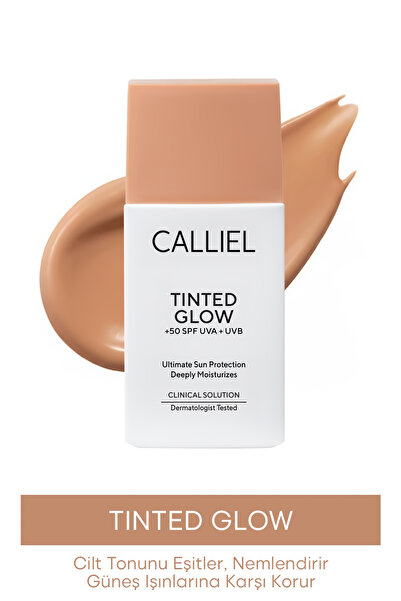 CALLİEL Günlük Renkli Likit Güneş Kremi Hafif Yapı Ton Eşitleyen SPF 50 – 02-...