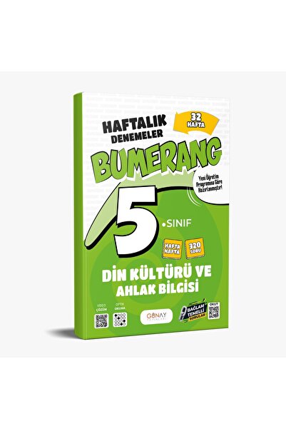 Günay Yayınları GÜNAY YAYINCILIK 5. SINIF BUMERANG DİN KÜLTÜRÜ VE AHLAK BİLGİ...