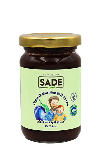Sade Organik Organik Mürdüm Erik Püresi 100gr (4+ay)