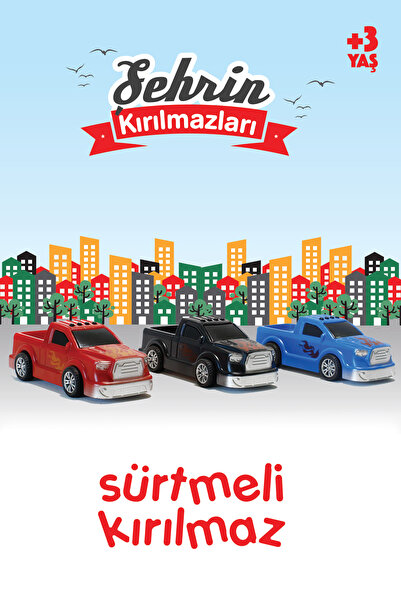 Birlik Oyuncak Şehrin Kırılmazları Sürtmeli Pıck Up