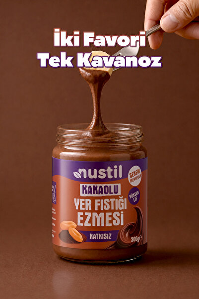 NUSTİL Kakaolu Yer Fıstığı Ezmesi 300g