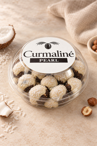 Curmaline Praline artizanale cu alune de pădure și nucă de cocos, cu curmale,...