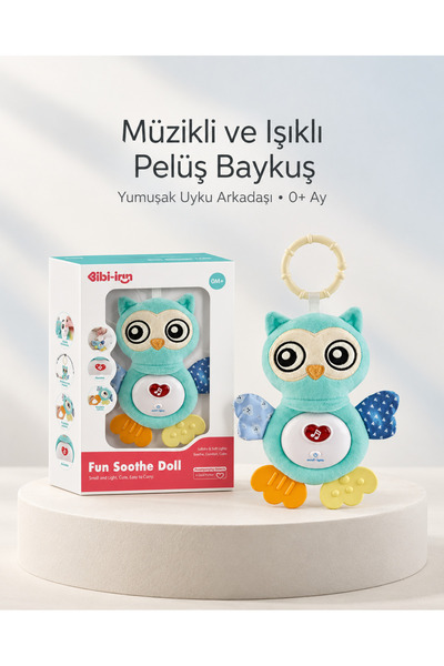 Ucuzuna Bak Işıklı Ve Sesli Bebek Baykuşu