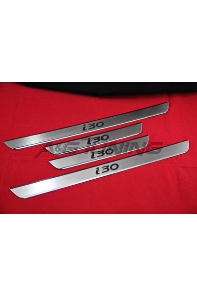 A&G Tuning Hyundai i30 Krom Kapı Eşiği Tk 2008-2012 4Kapı Paslanmaz Çelik