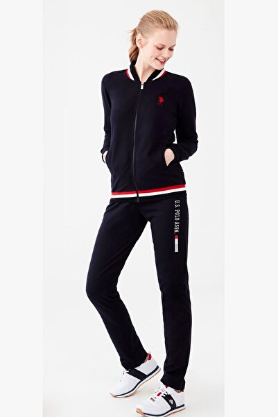U.S. Polo Assn. Σετ γυναικεία αθλητική φόρμα με φερμουάρ
