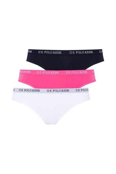 U.S. Polo Assn. Modal ve Pamuklu 3'lü Ekonomik Paket Kadın Slip