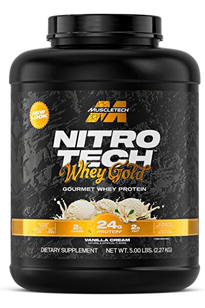 MUSCLETECH Nitro-Tech 100% Whey Gold Protein Powder, Muscle Growth & Recovery...