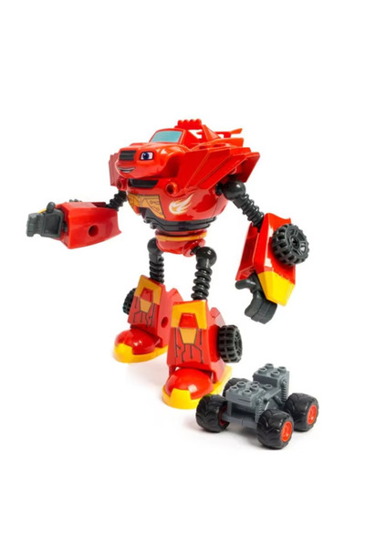 Choice5 Bandai with box red Hot Sell Anime Figure Blaze Monster Machines Cart...