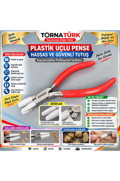 Torna Türk Plastik Uçlu Büküm Penseleri Plastik Uçlu Büküm Penseleri