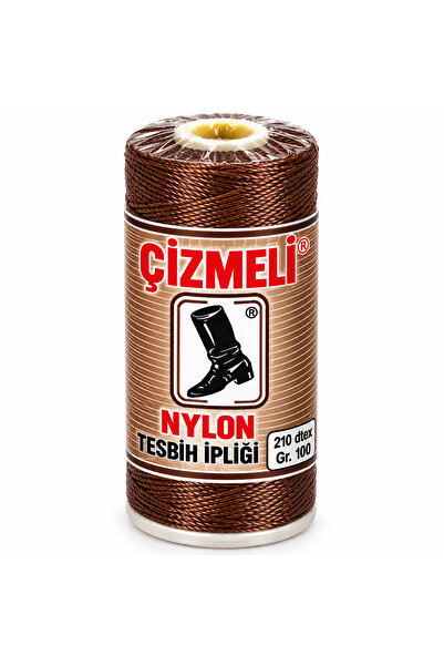 Torna Türk Çizmeli Marka Tesbih İpi - 100 gram - 9 Kat Kahverengi